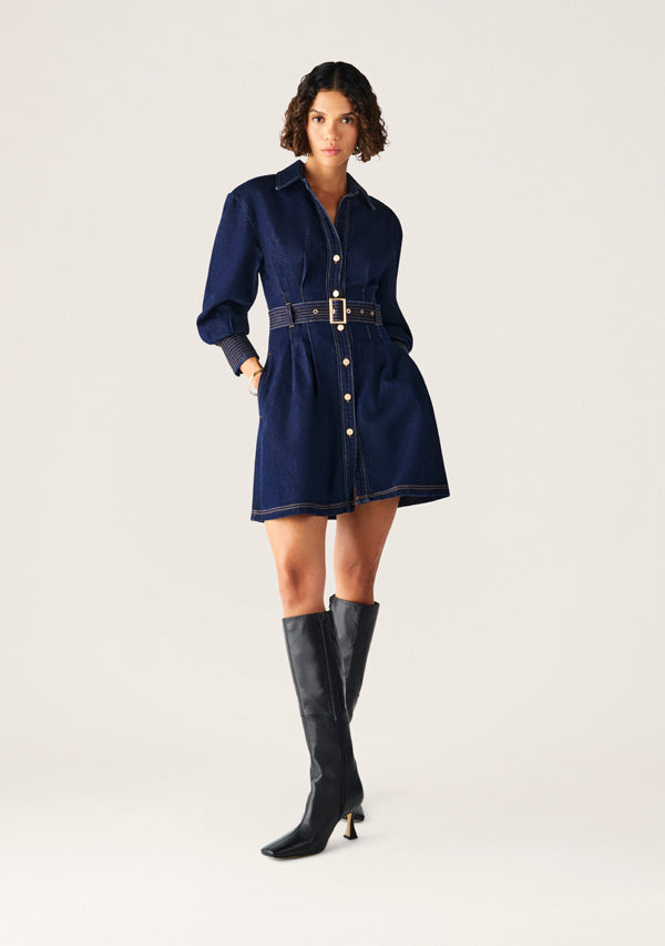 Sia Denim Mini Dress - Pre Order