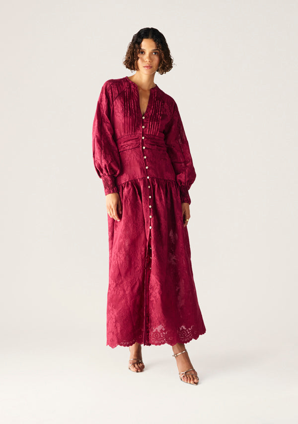 Edith Lace Maxi Dress