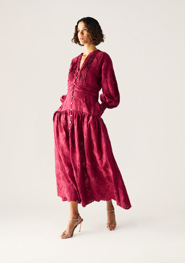 Edith Lace Maxi Dress