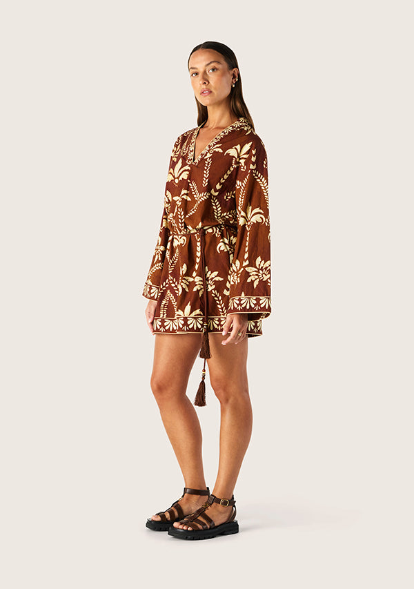 Deia Print Mini Dress