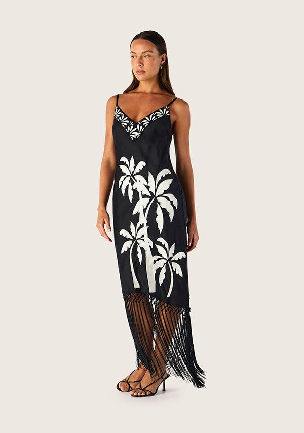Kala Embrodiery Strappy Dress