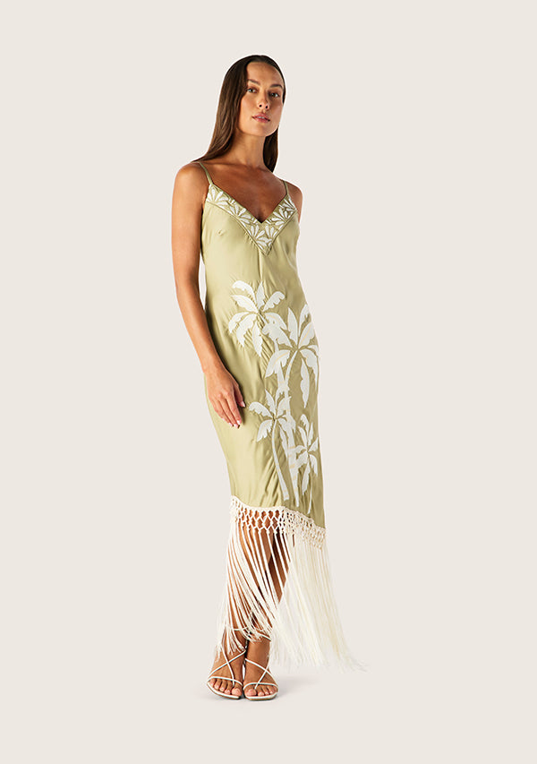 Kala Embrodiery Strappy Dress