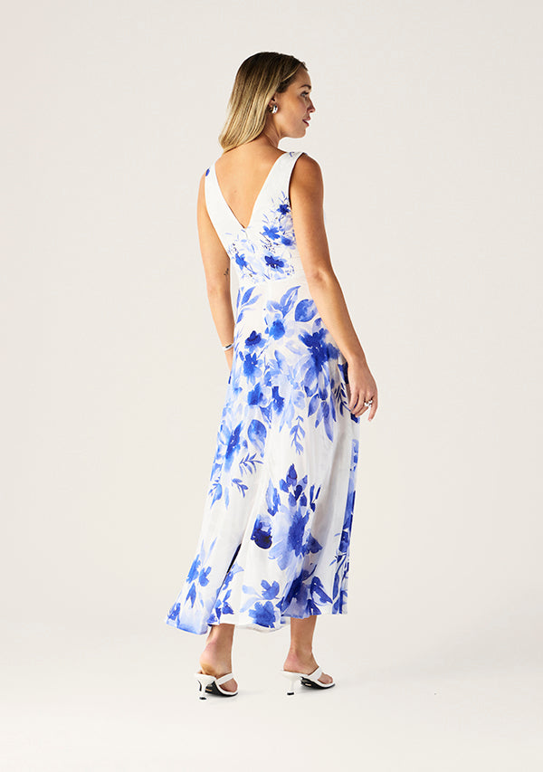 Isola Print Maxi Dress