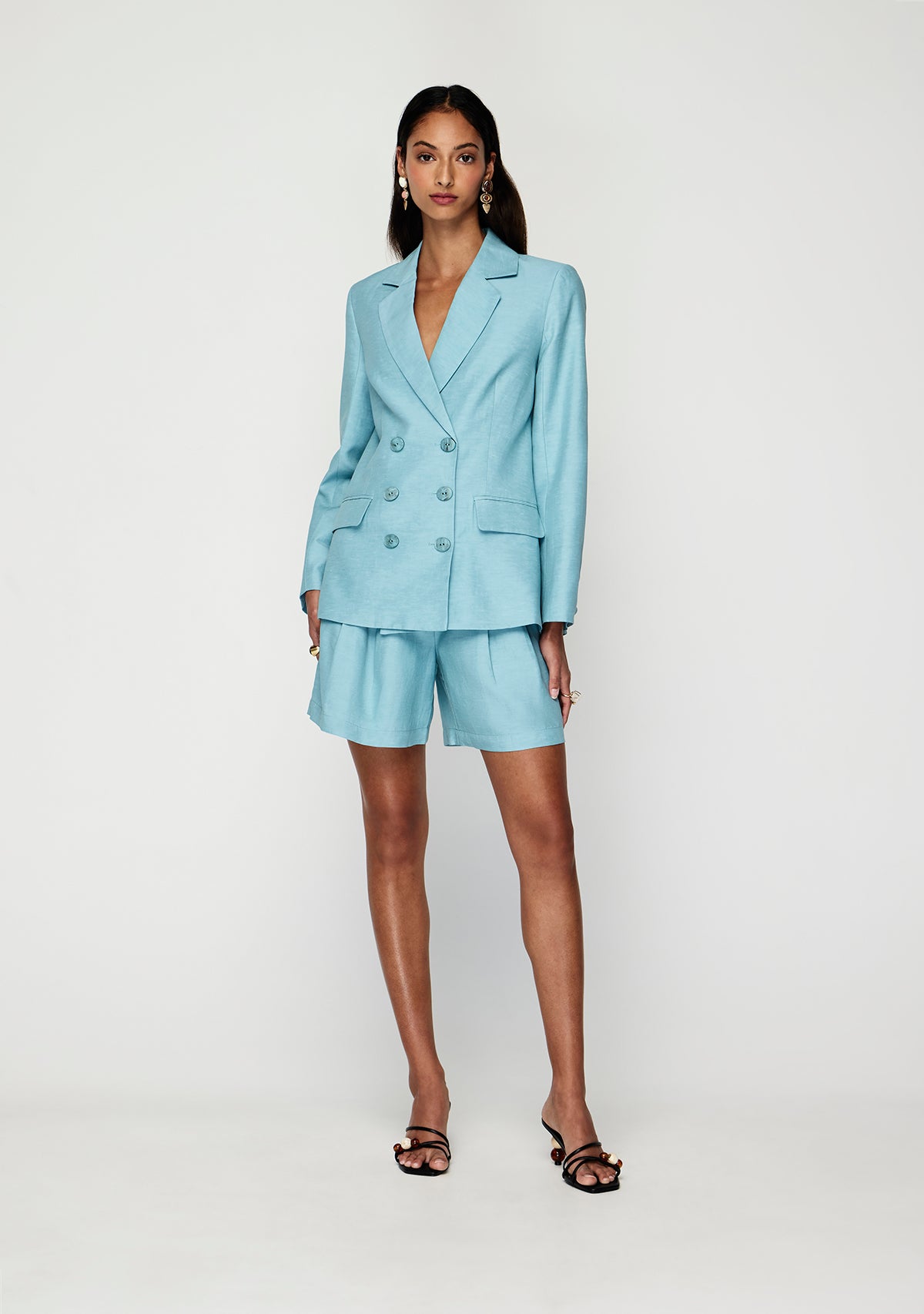 Serafina Linen Blazer
