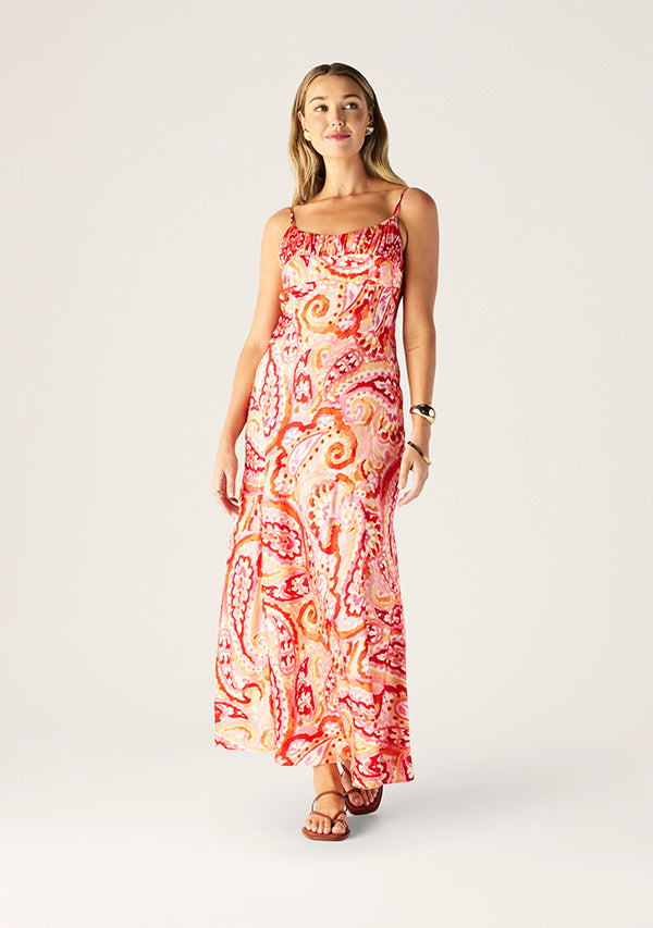 Serena Print Strappy Dress