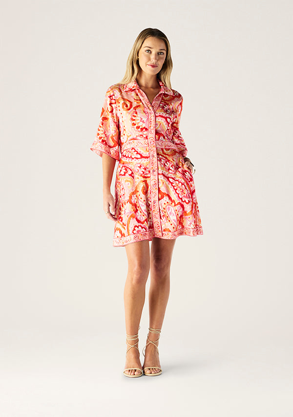 Serena Print Mini Dress