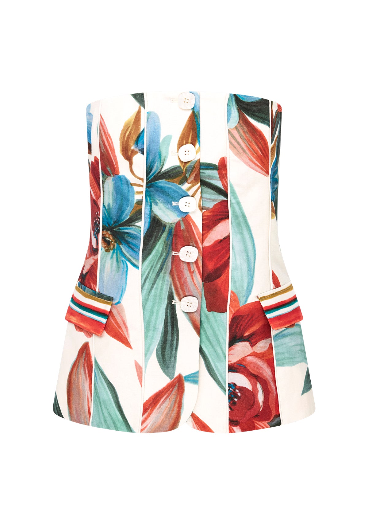 Fiorina Print Bustier