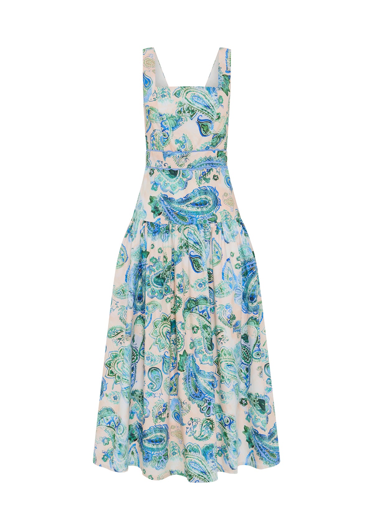 Opaline Print Maxi Dress