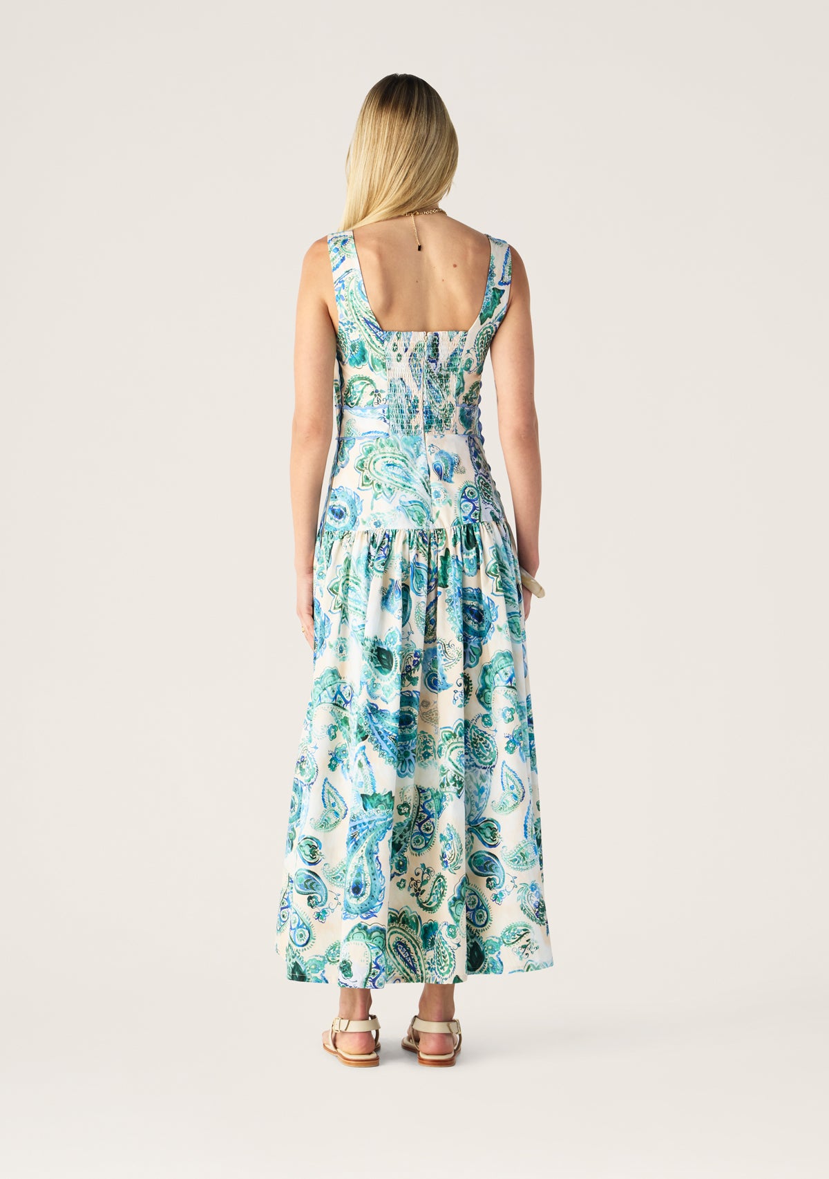 Opaline Print Maxi Dress