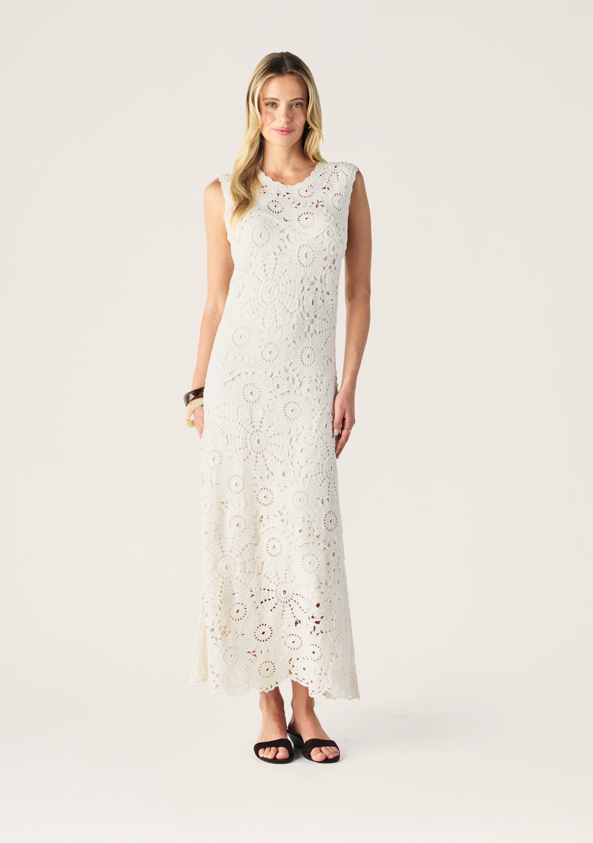 Anouk Crochet Maxi Dress