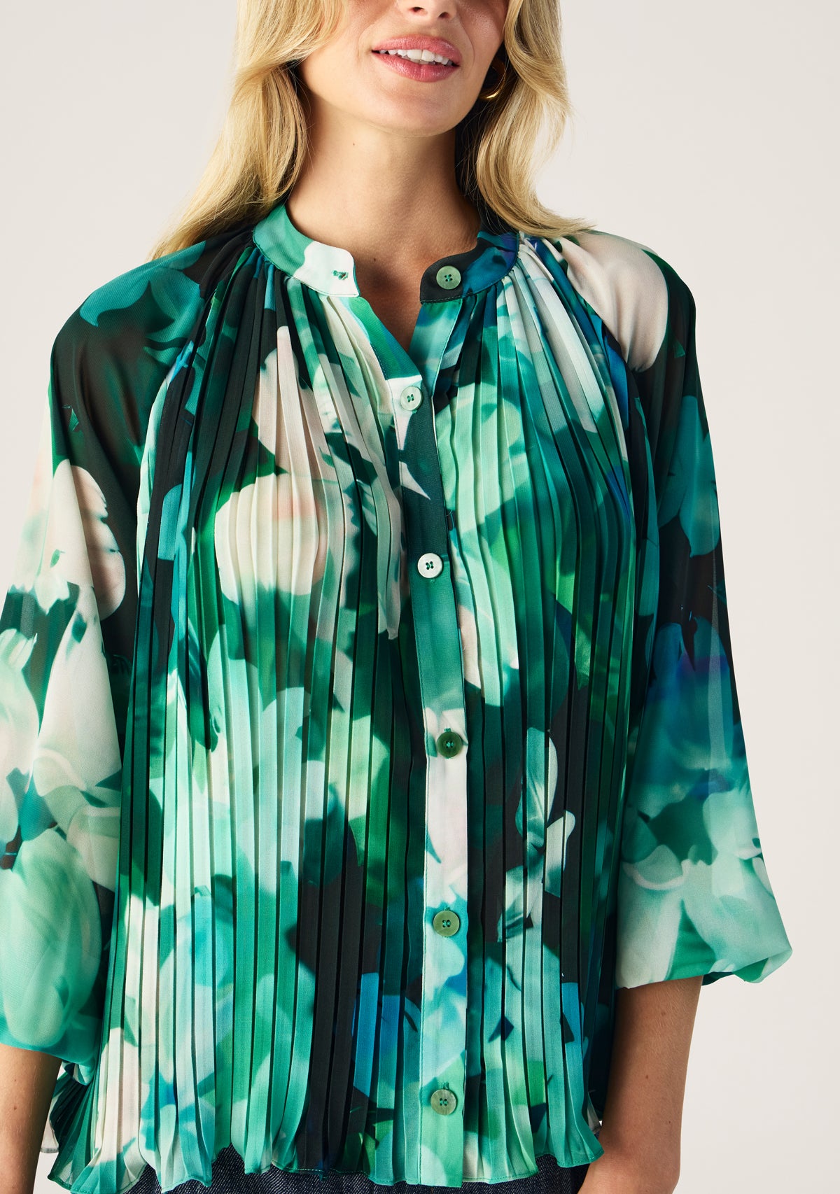 Verdant Print Blouse