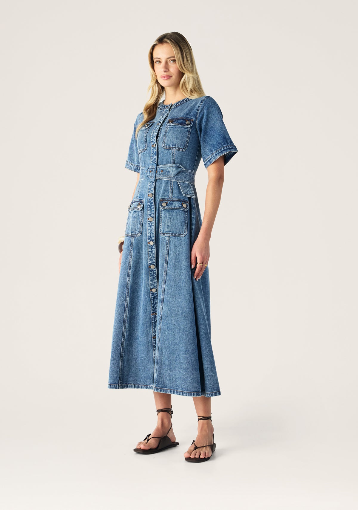 Aveline Denim Dress