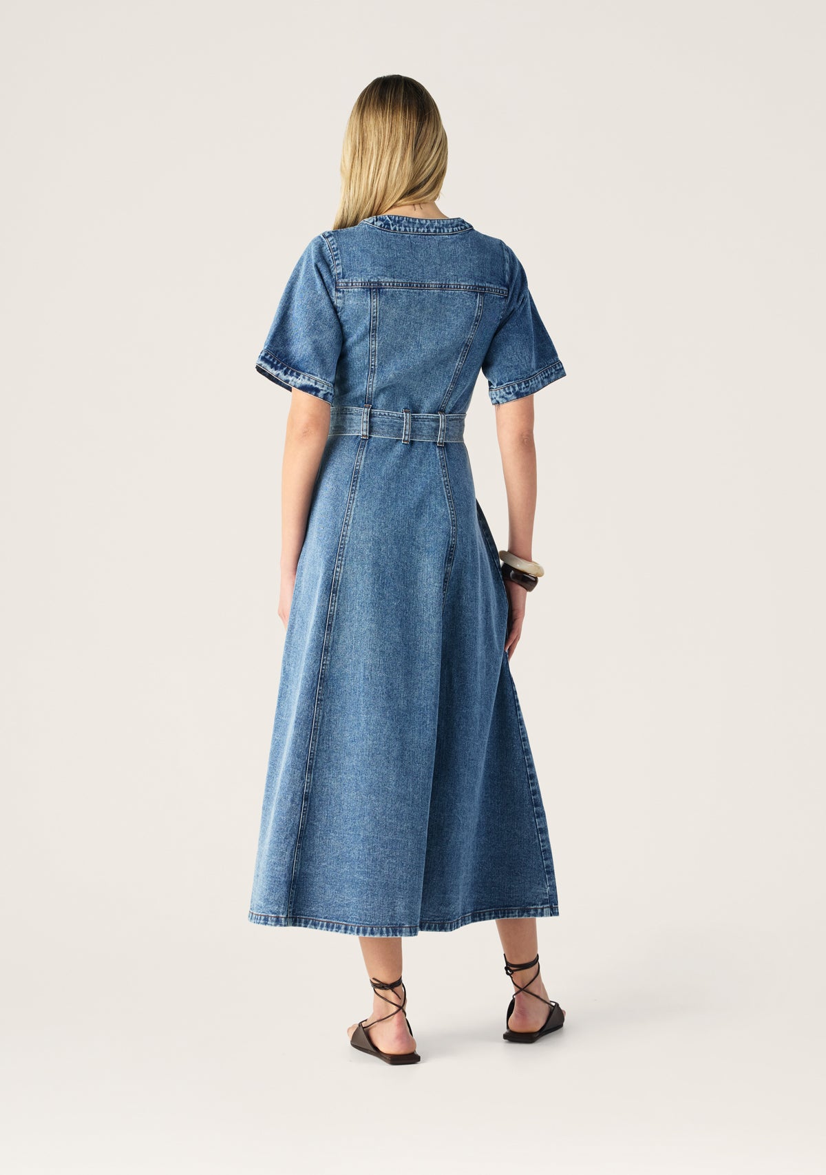 Aveline Denim Dress | MOS The Label