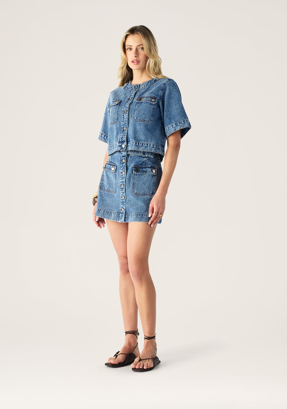 Aveline Denim Top