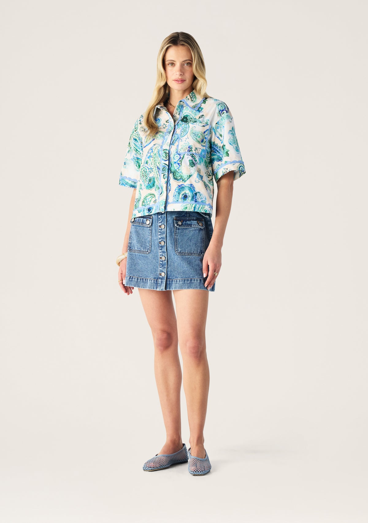 Opaline Print Shirt