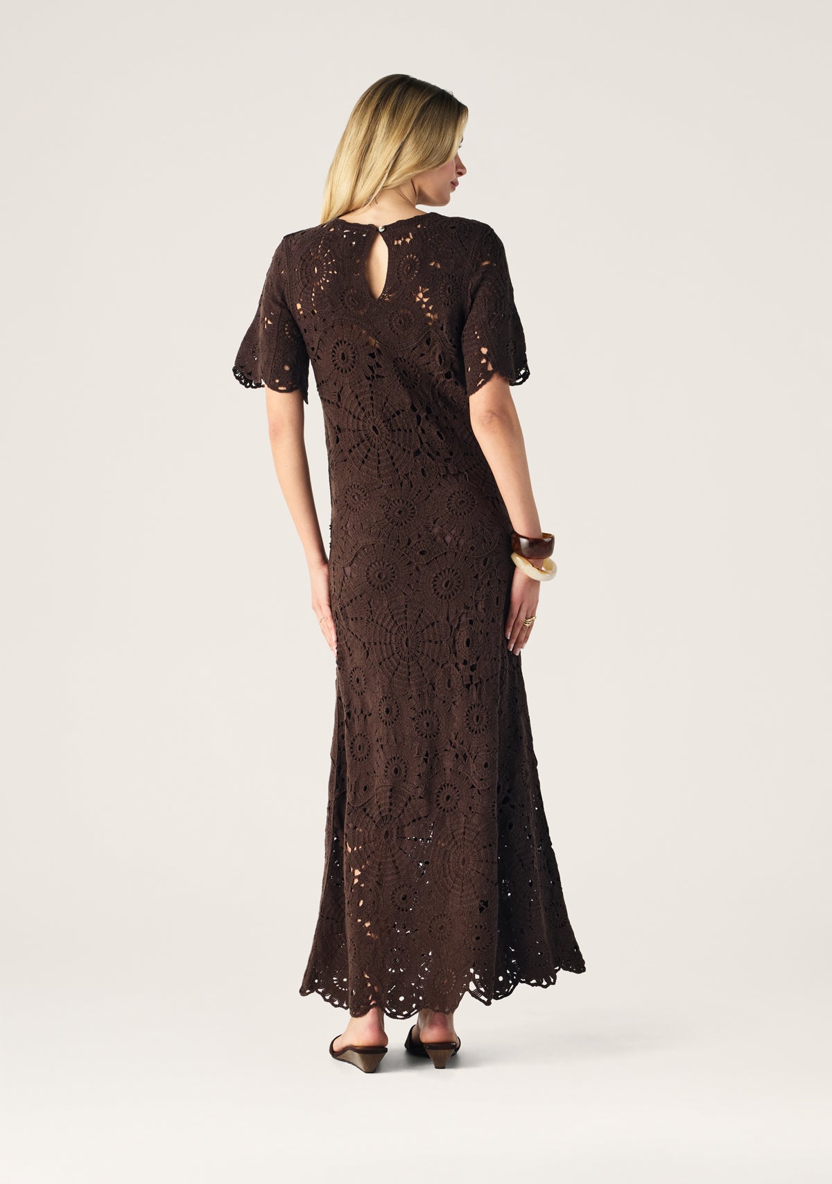 Anouk Crochet Midi Dress