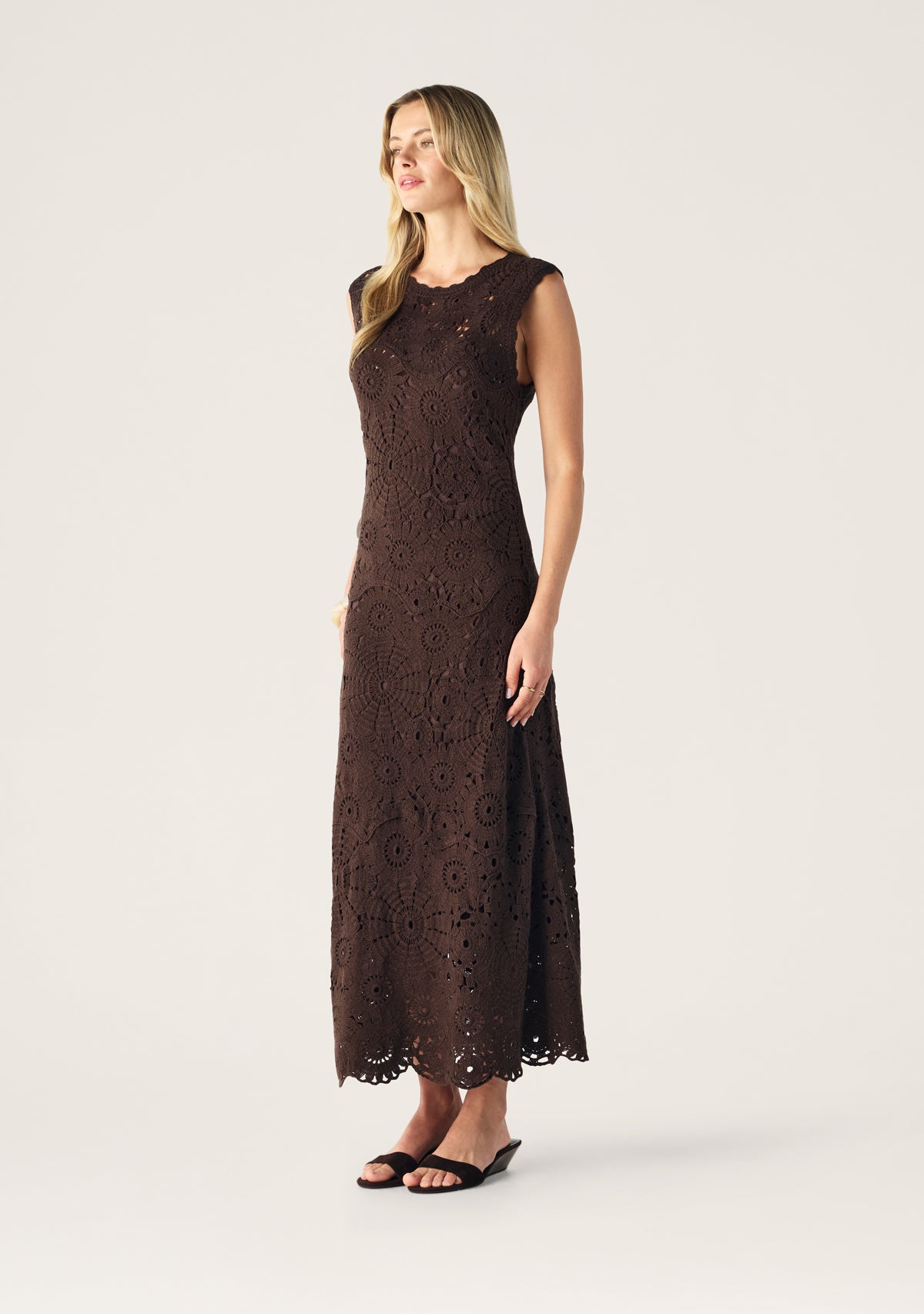 Anouk Crochet Maxi Dress