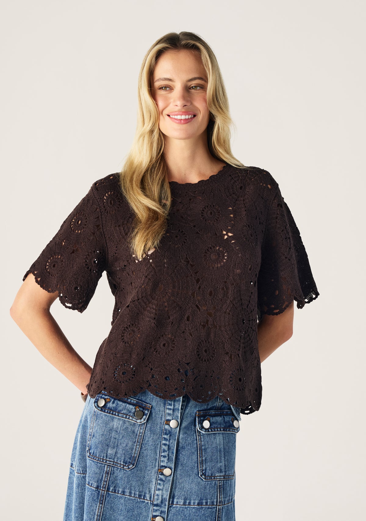 Anouk Crochet Top | MOS The Label
