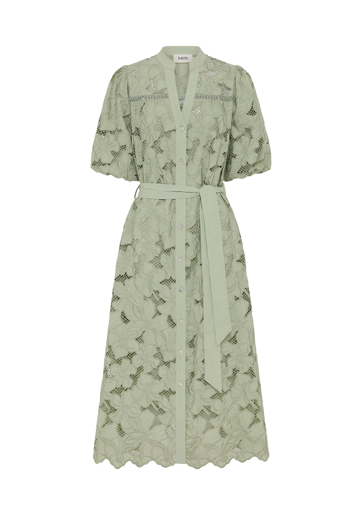 Whisper Embroidery Shirt Dress