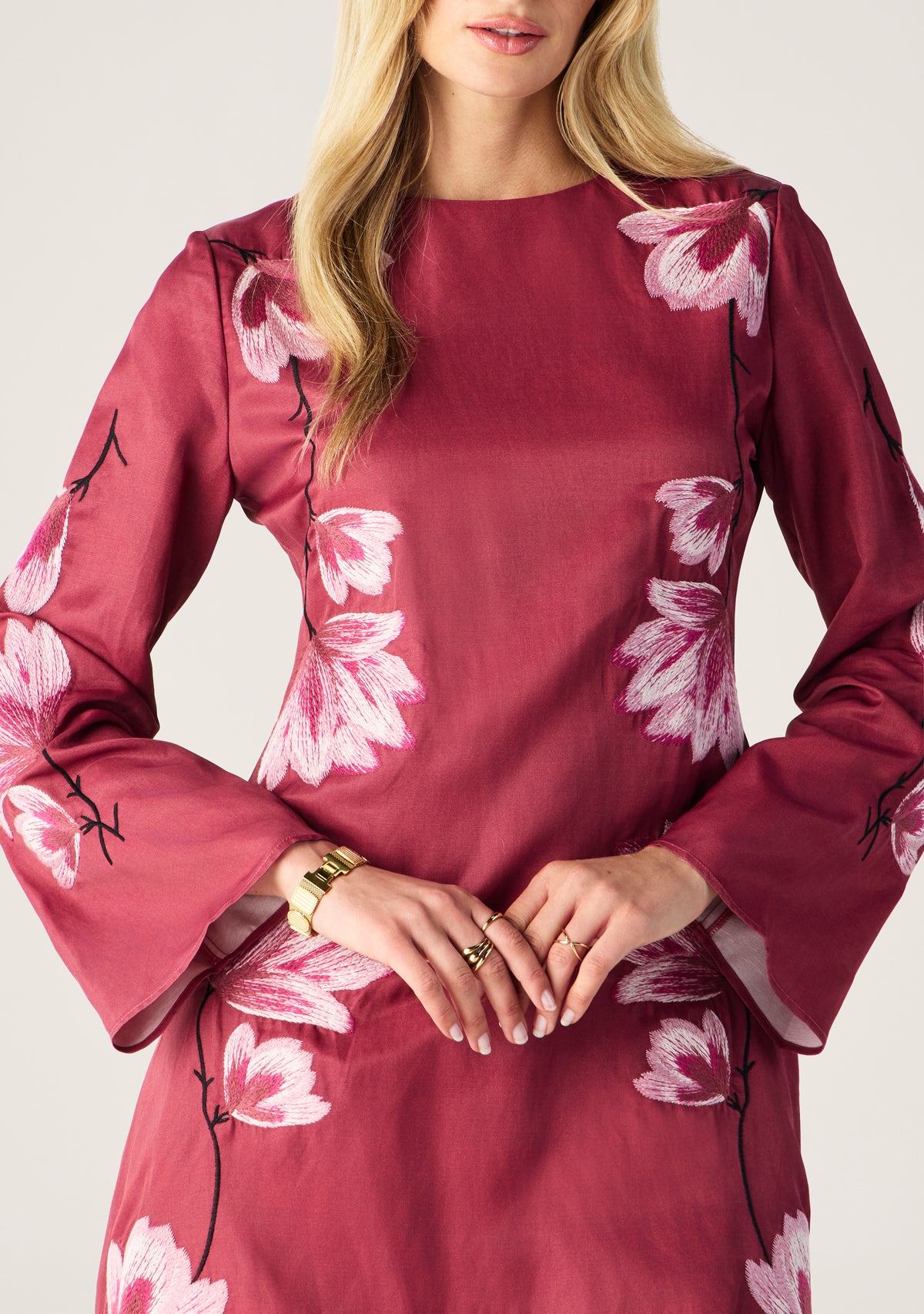 Lilou Embroidery Mini Dress