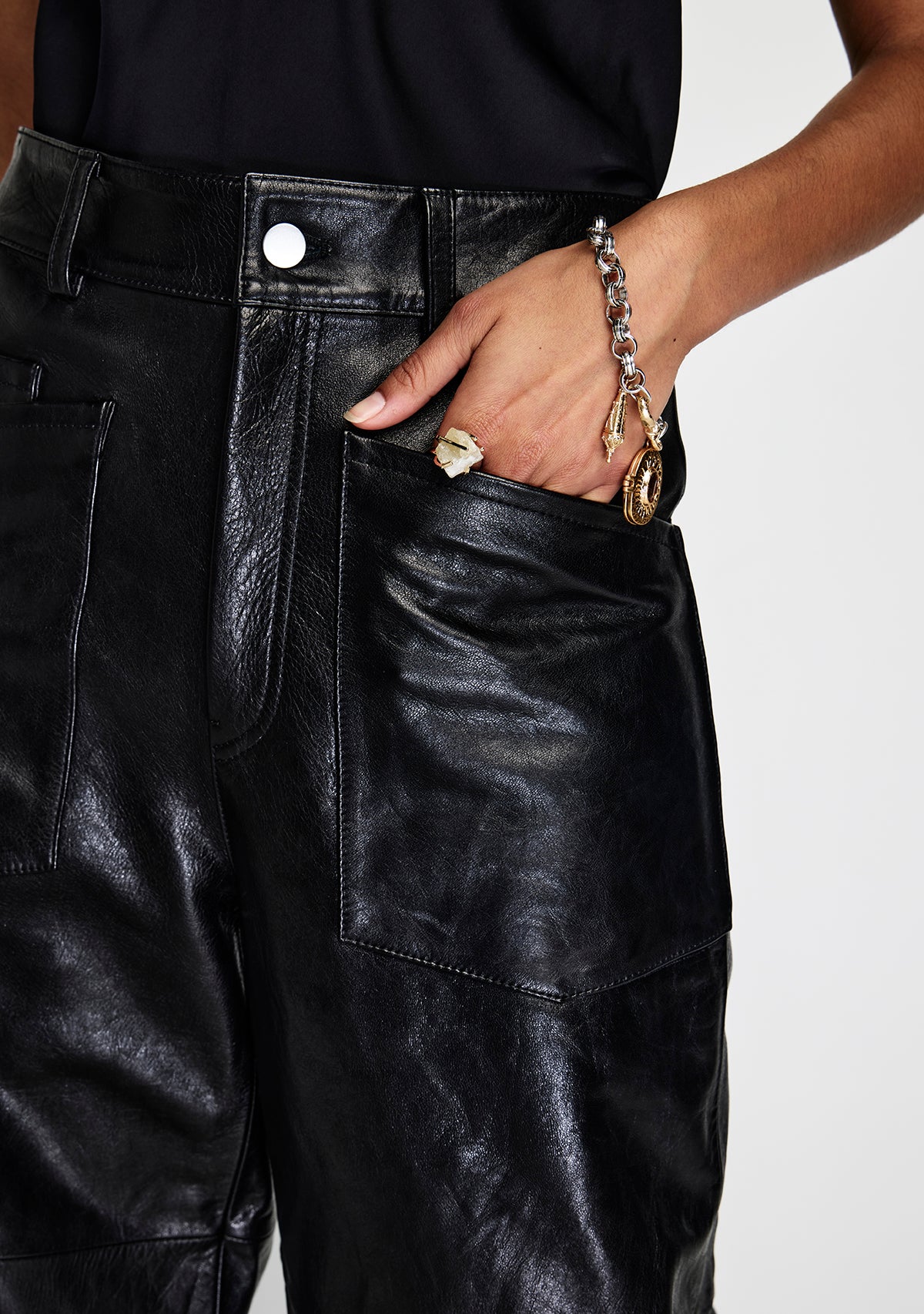 Anika Leather Pants