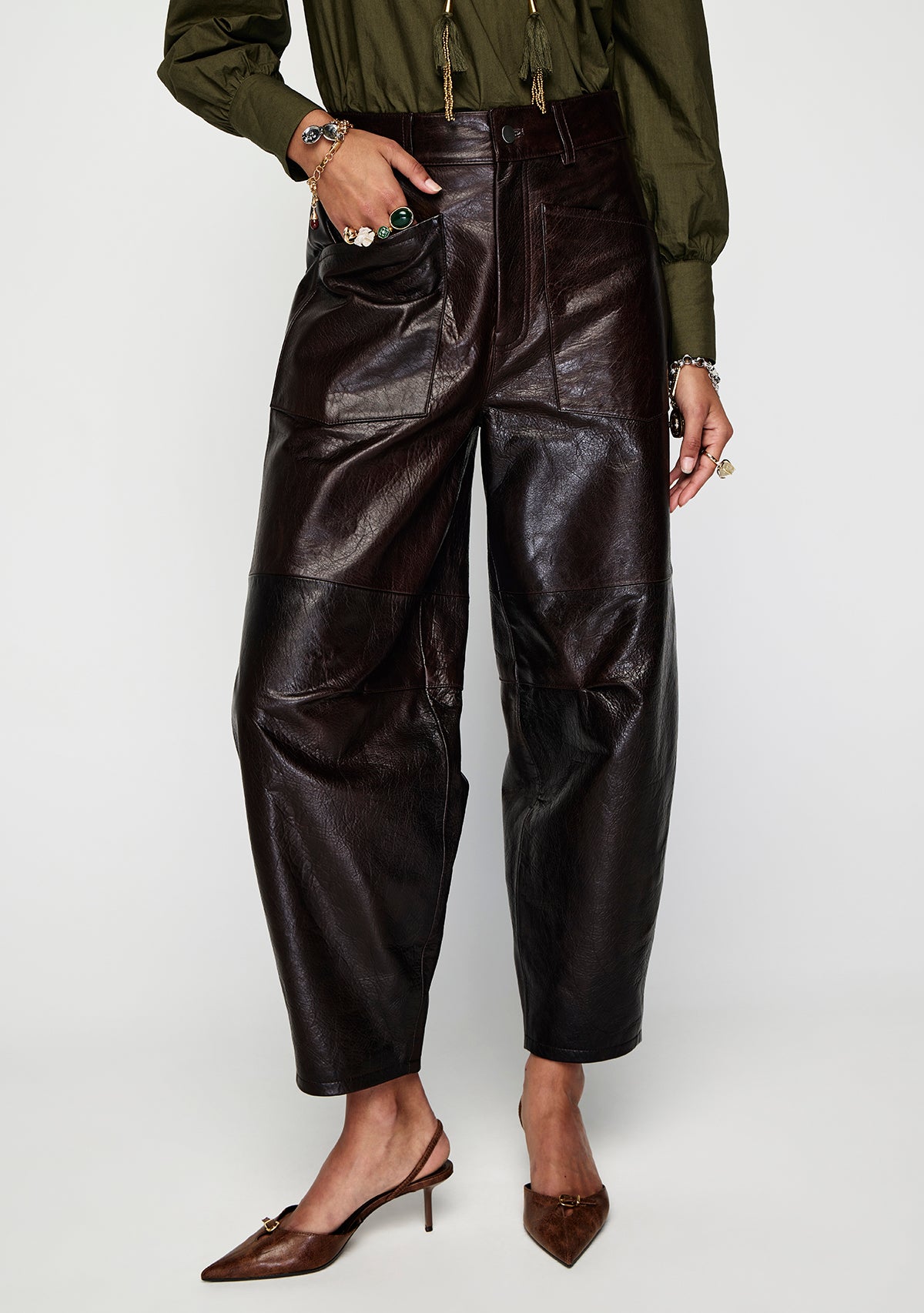 Anika Leather Pants