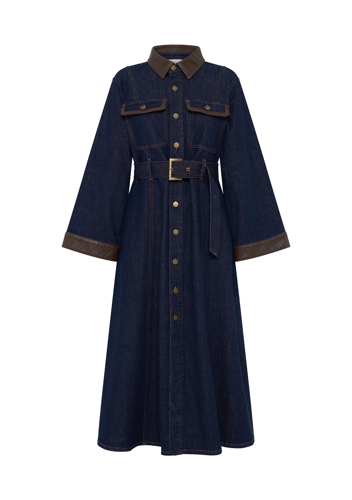 Nia Denim Midi Dress