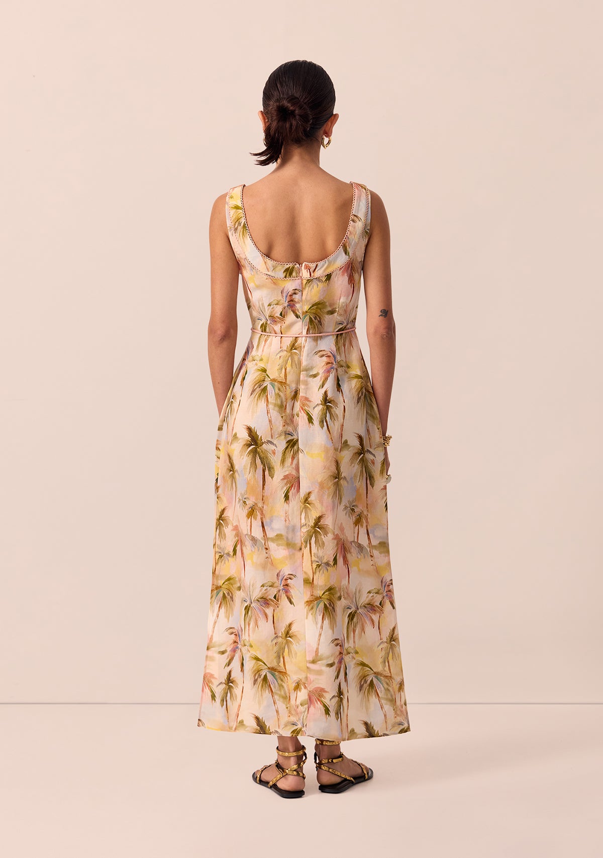 Pink Paradise Midi Dress