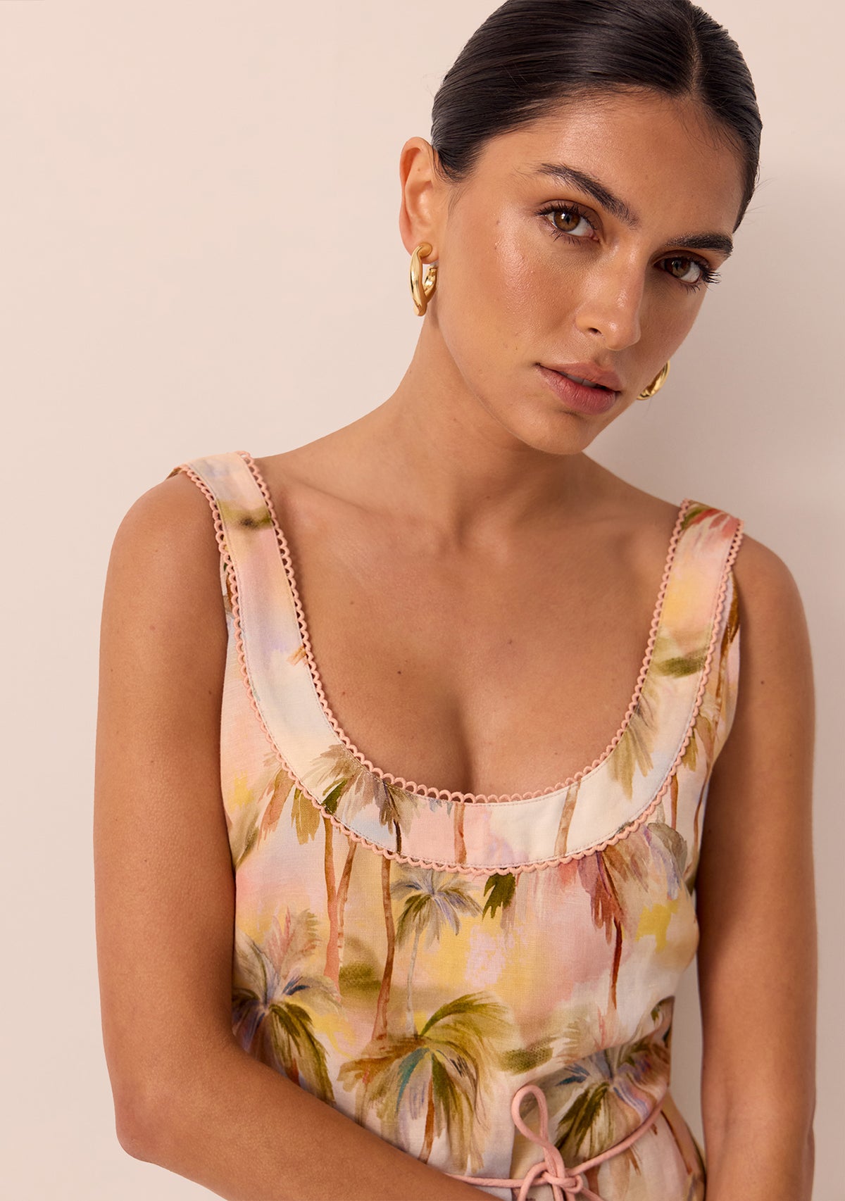 Pink Paradise Midi Dress