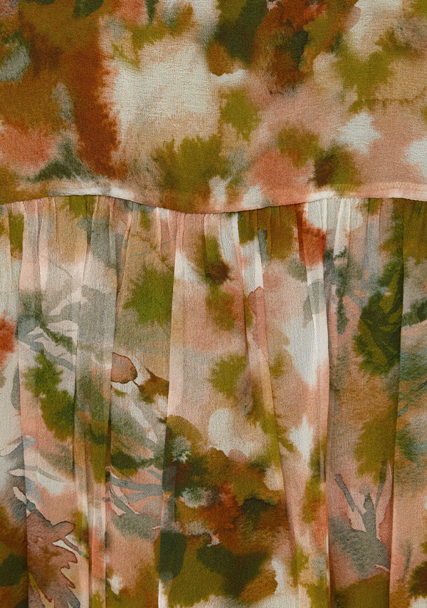 Abstract Botanica Blouse