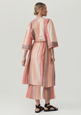 Farah Stripe Midi Dress