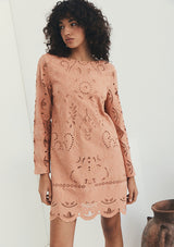 Nora Embroidery Mini Dress