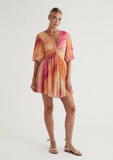 Zephyr Pleated Mini Dress