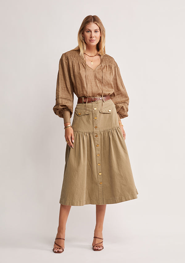 Oasis Denim Skirt