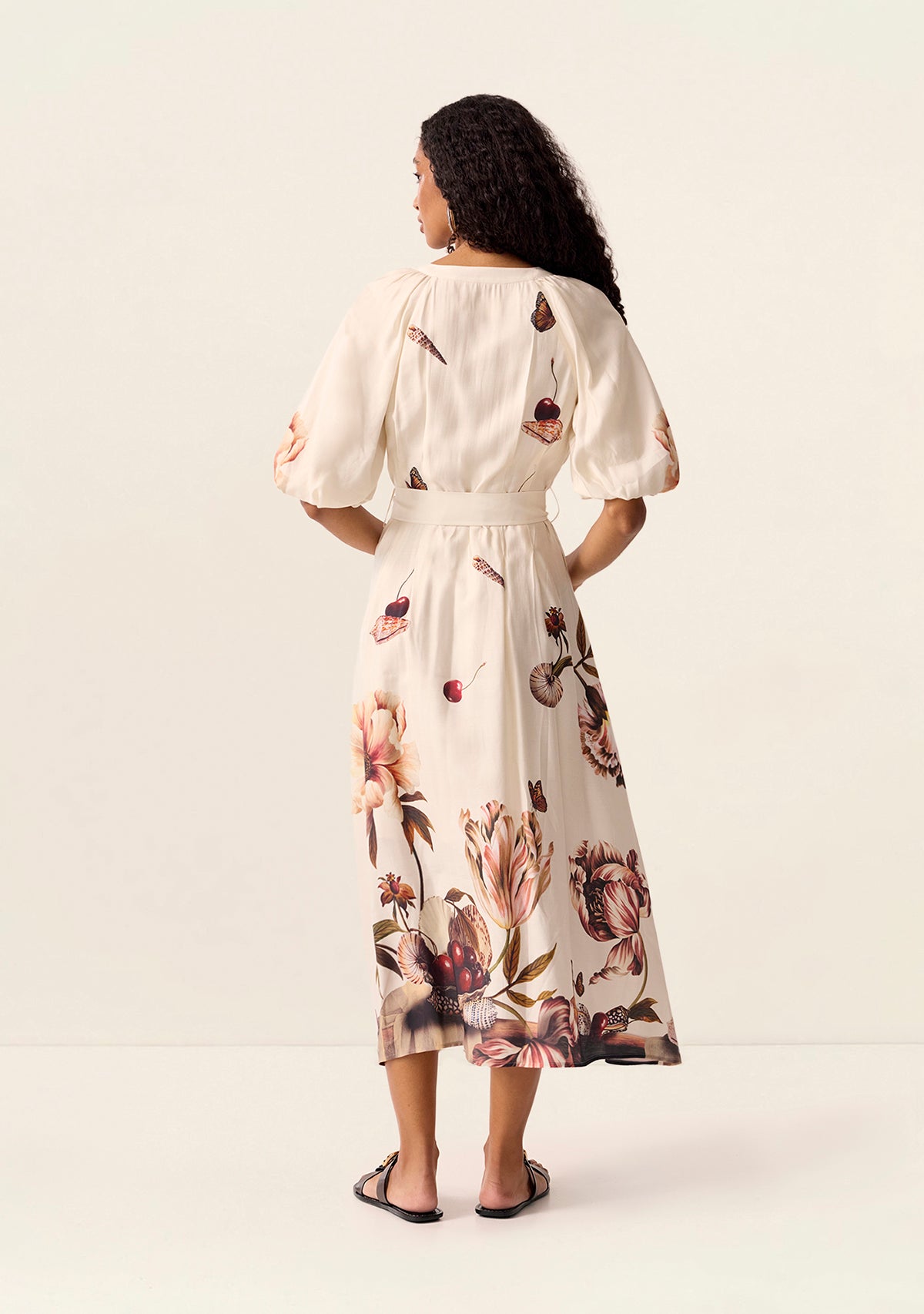 Cerise Midi Dress
