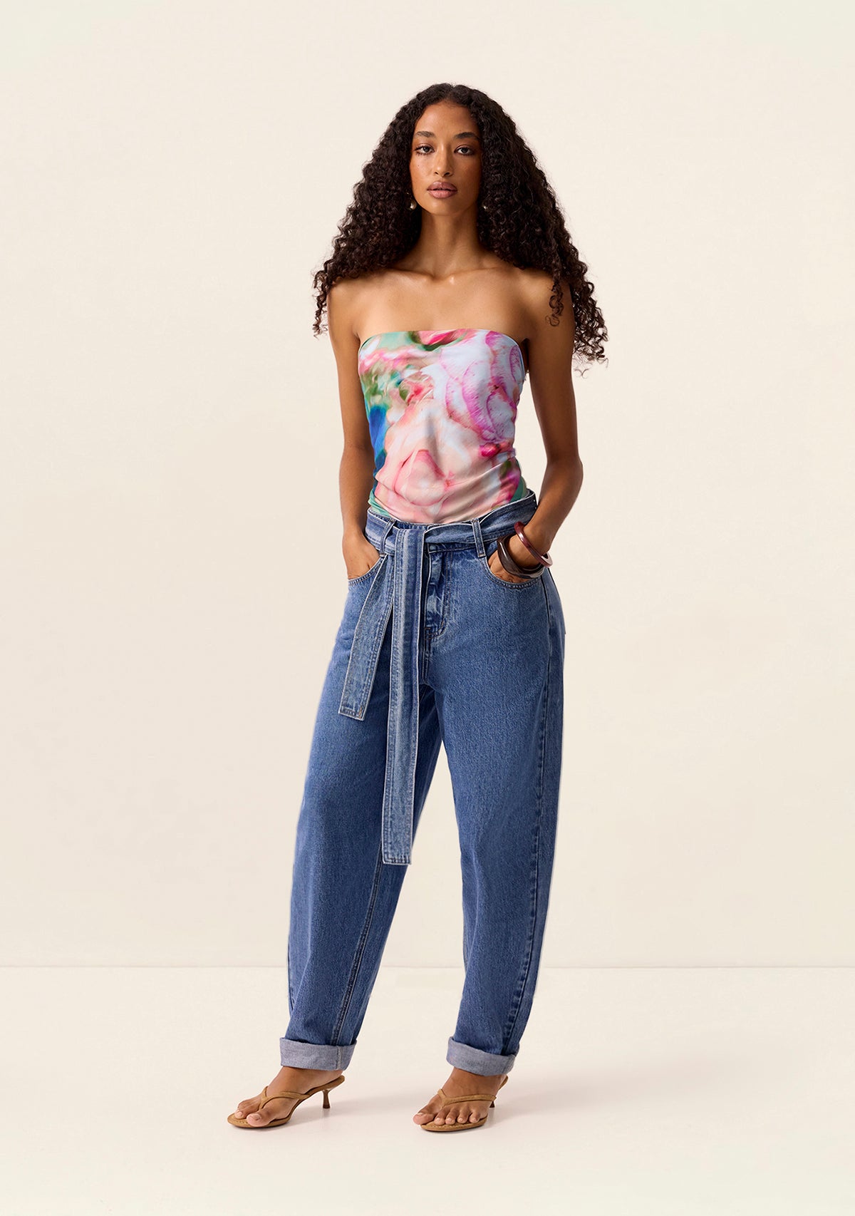 Elma Denim Barrel Leg Pants