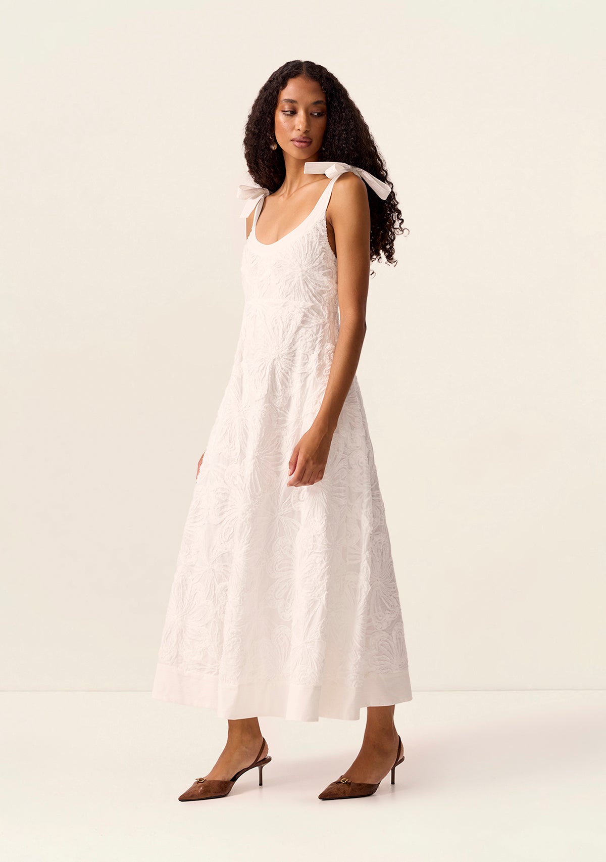 Blossom Strappy Midi Dress