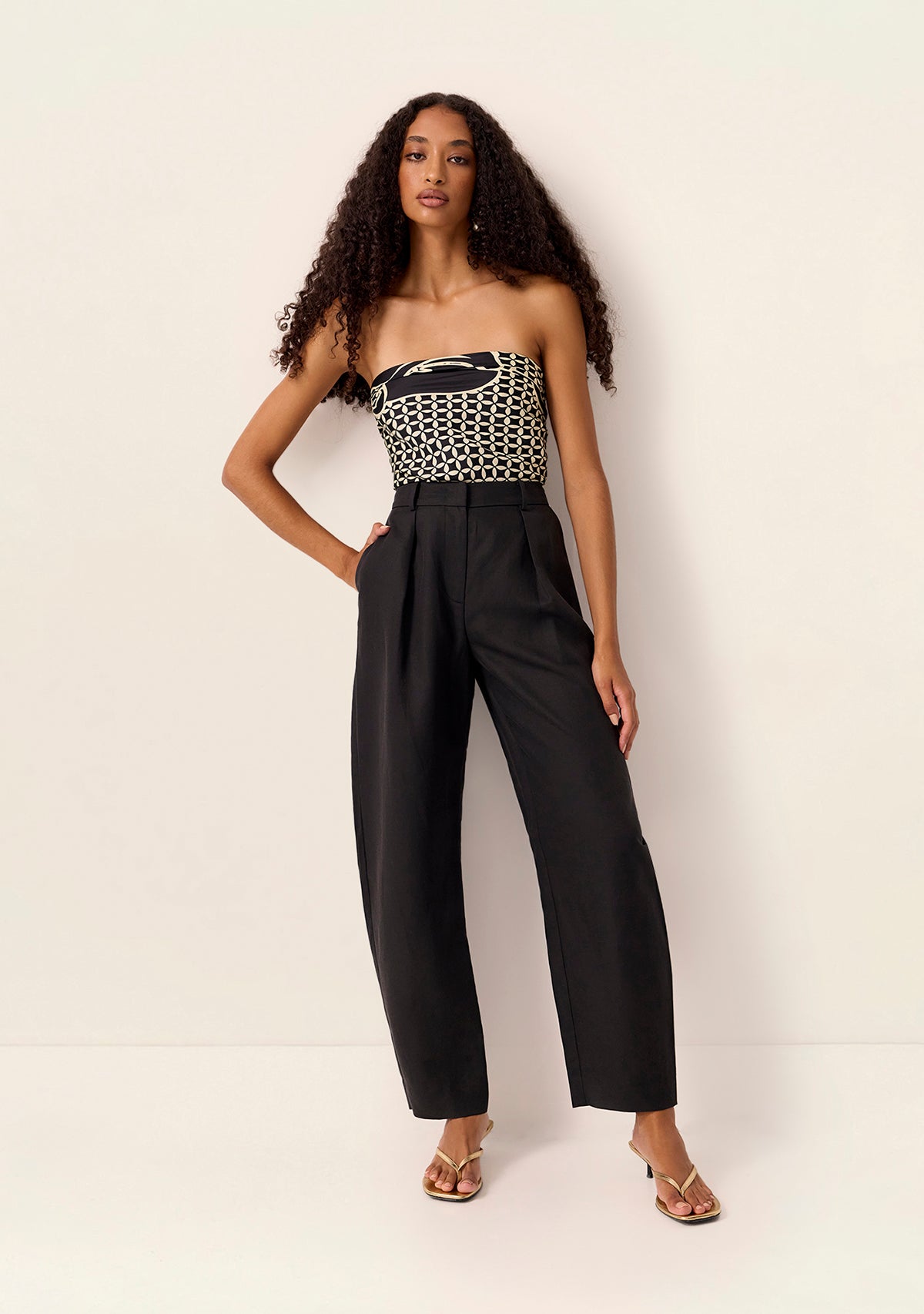 Cecilia Barrel Leg Pants