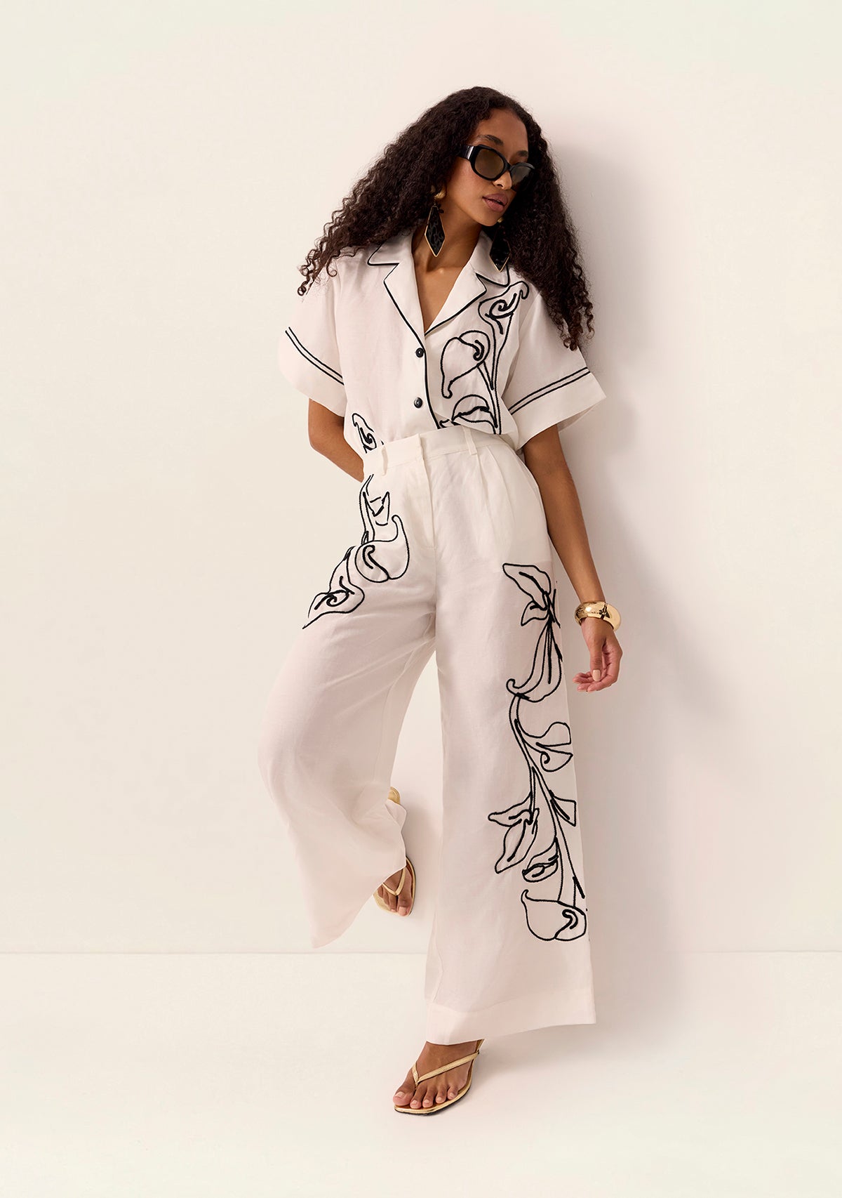 Lily Embroidery Shirt