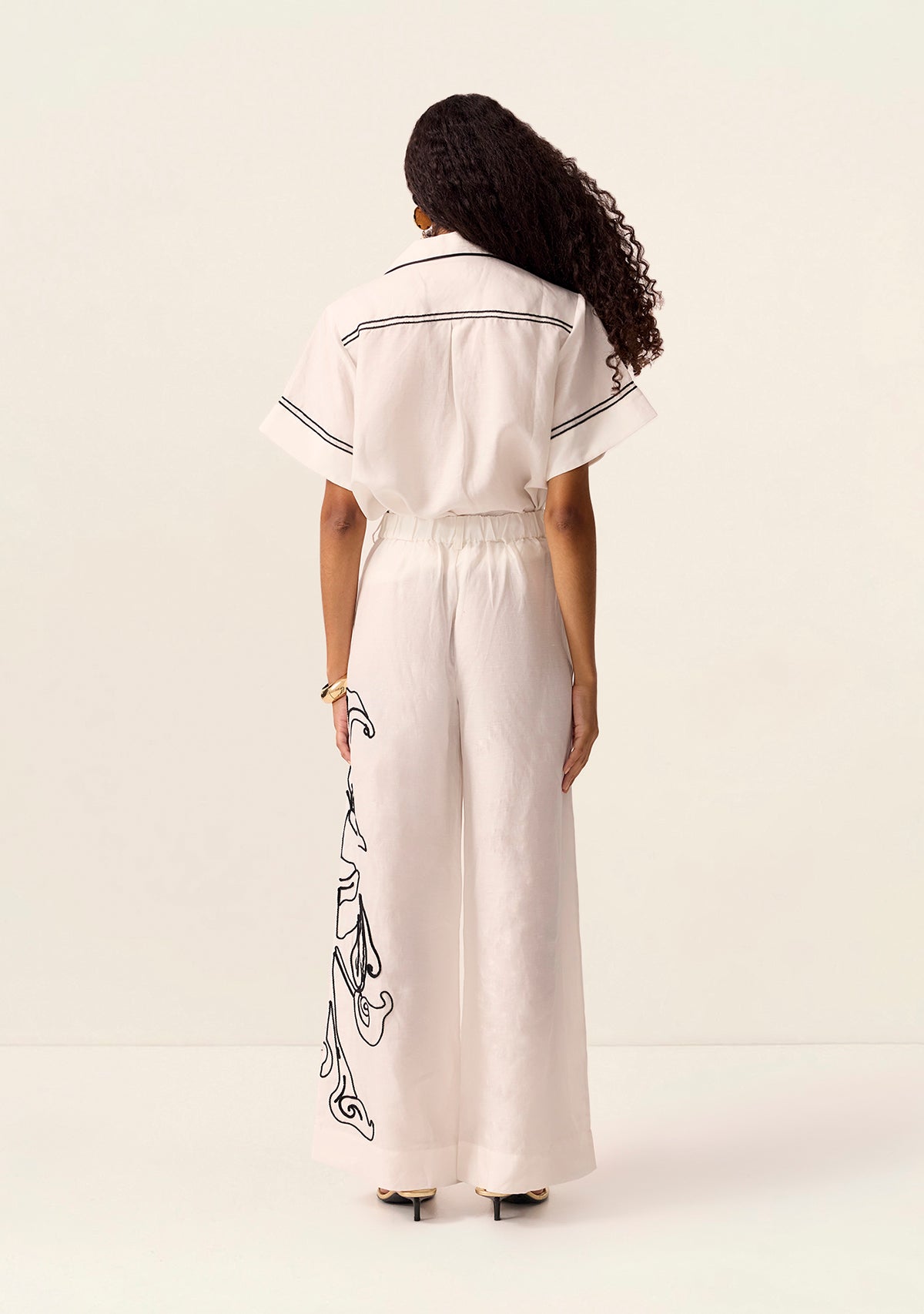 Lily Embroidery Pants