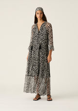 Ava Spots Midi Dress