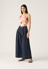 Cleo Denim Wide Leg Pant