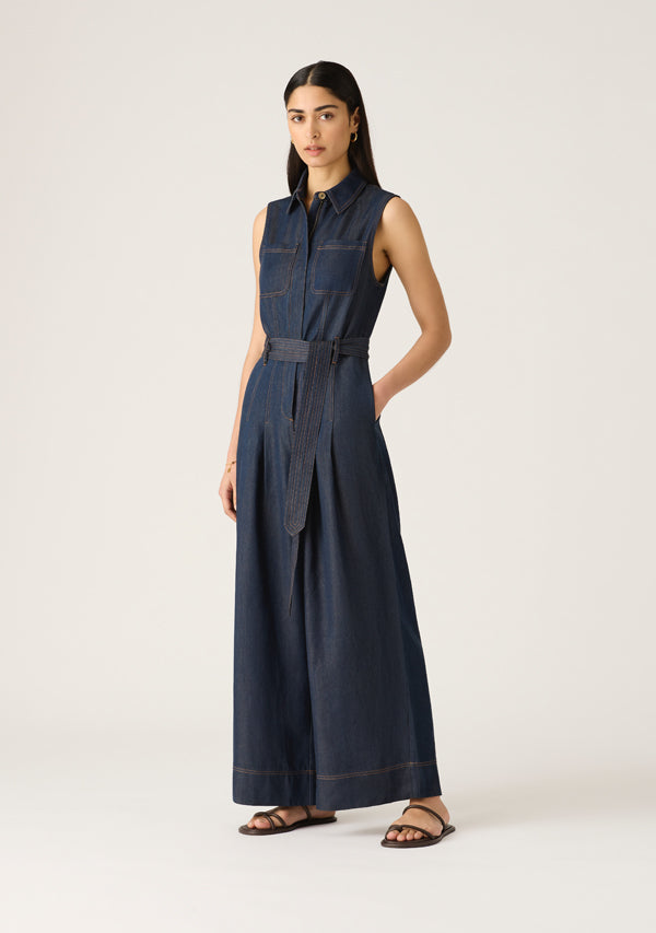 Cleo Denim Jumpsuit