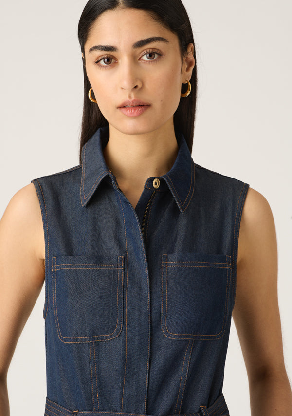 Cleo Denim Jumpsuit