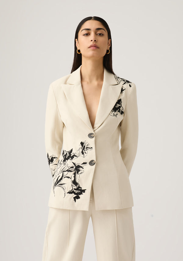 Lis Embroidery Blazer