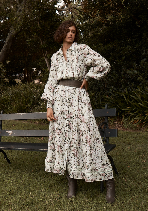 Garden party midi dress best sale