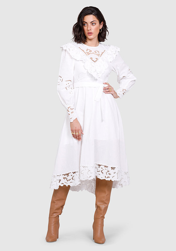 Rover Embroidery Maxi Dress