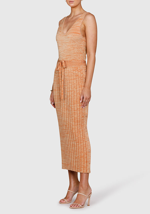 Retrospective Knit Midi Dress