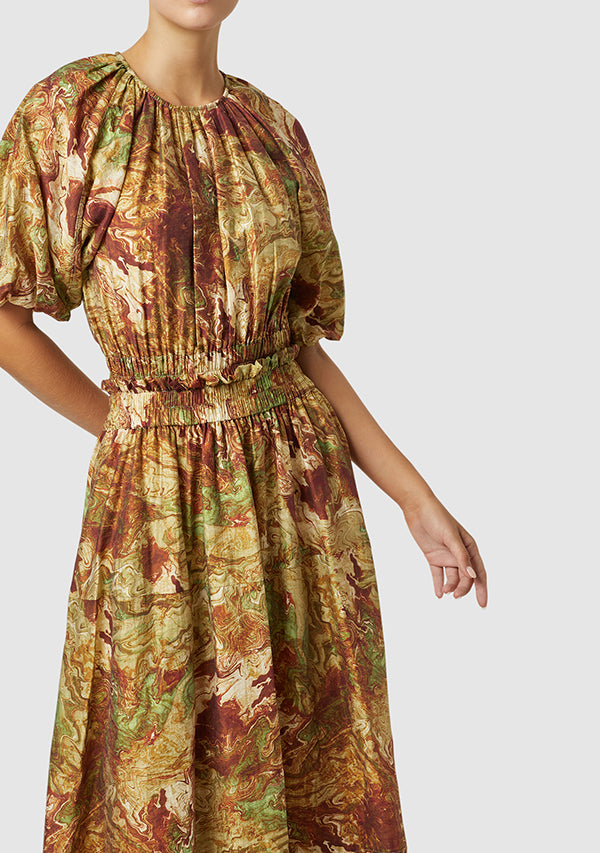 Re-Rooted Nature Maxi Dress