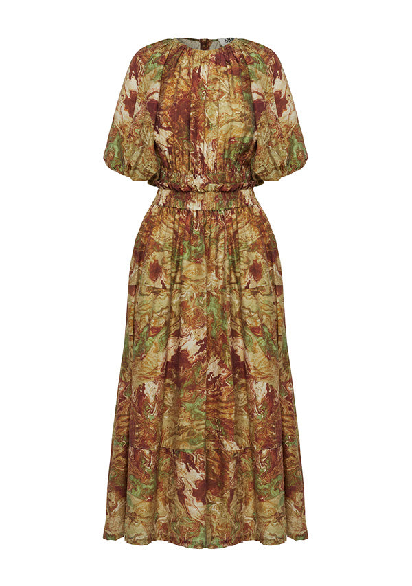 Re-Rooted Nature Maxi Dress